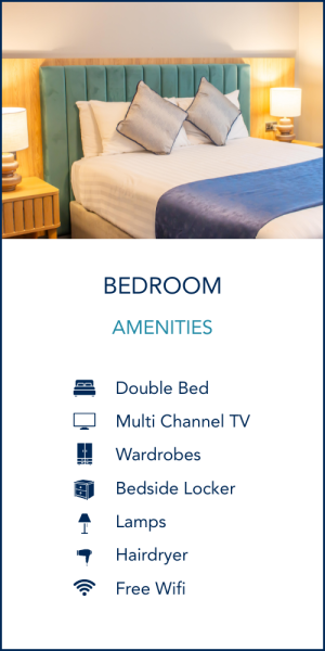 thw apartment features bedroom